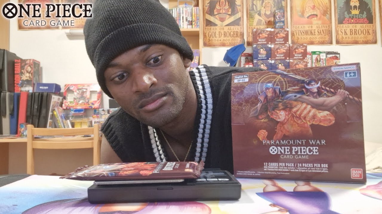 PEUT-ON PESER DES BOOSTERS OP02 ONE PIECE CARD GAME ?