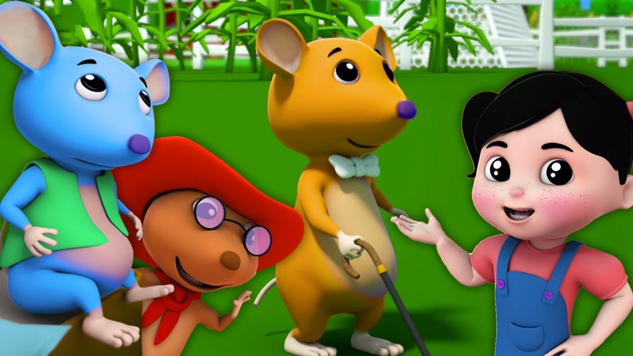 ba con chuột mù | Bài hát cho trẻ em | vần cho trẻ sơ sinh | Three Blind mice