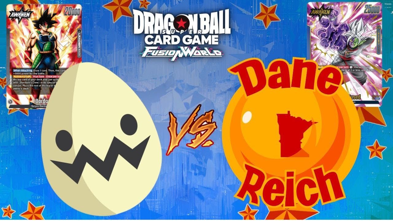 Content Creator Battle | DaneReich vs @TheEgman | Dragon Ball Super Card Game Fusion World
