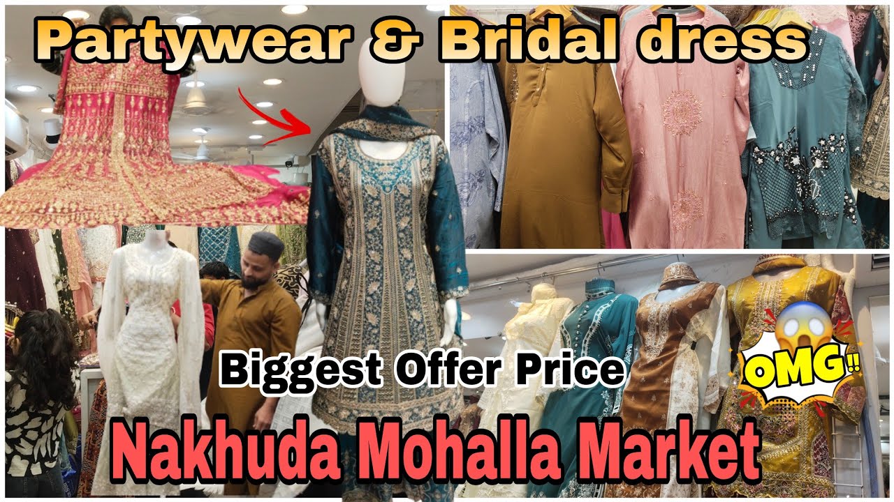 Nakhuda Mohalla Market 😍 | YSS Shop Partywear & Heavy Bridal Dresses | Mumbai Shopping 🛍️