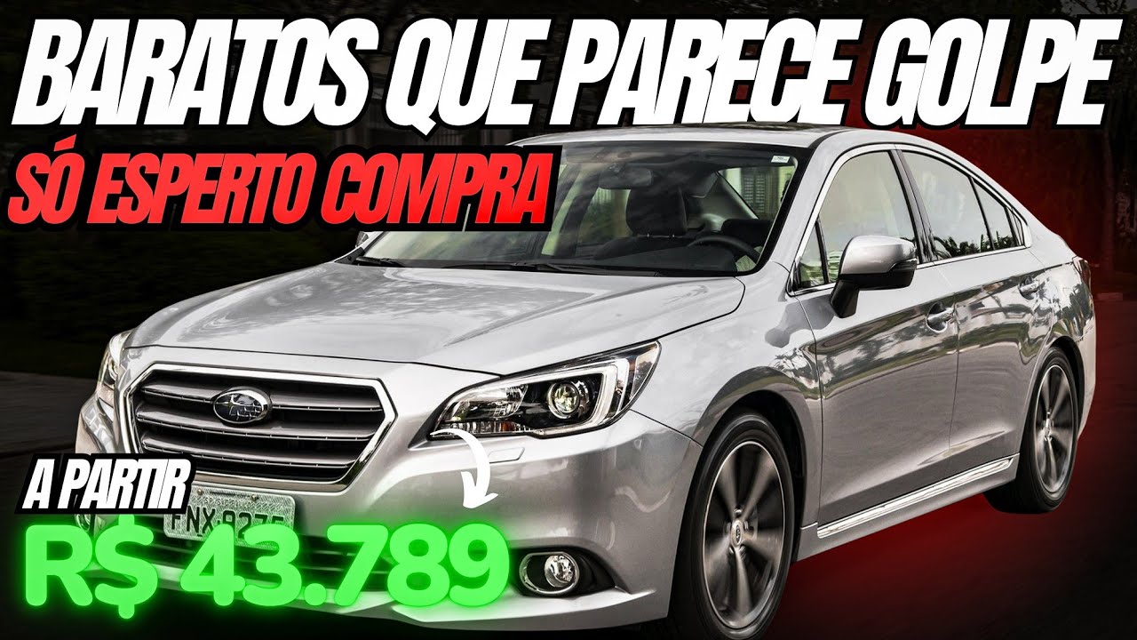 🔥 CUSTAM T&Atilde;O BARATO QUE PARECE GOLPE | Os Melhores (carros ESQUECIDOS com pre&ccedil;o baixo e ALTO VALOR)