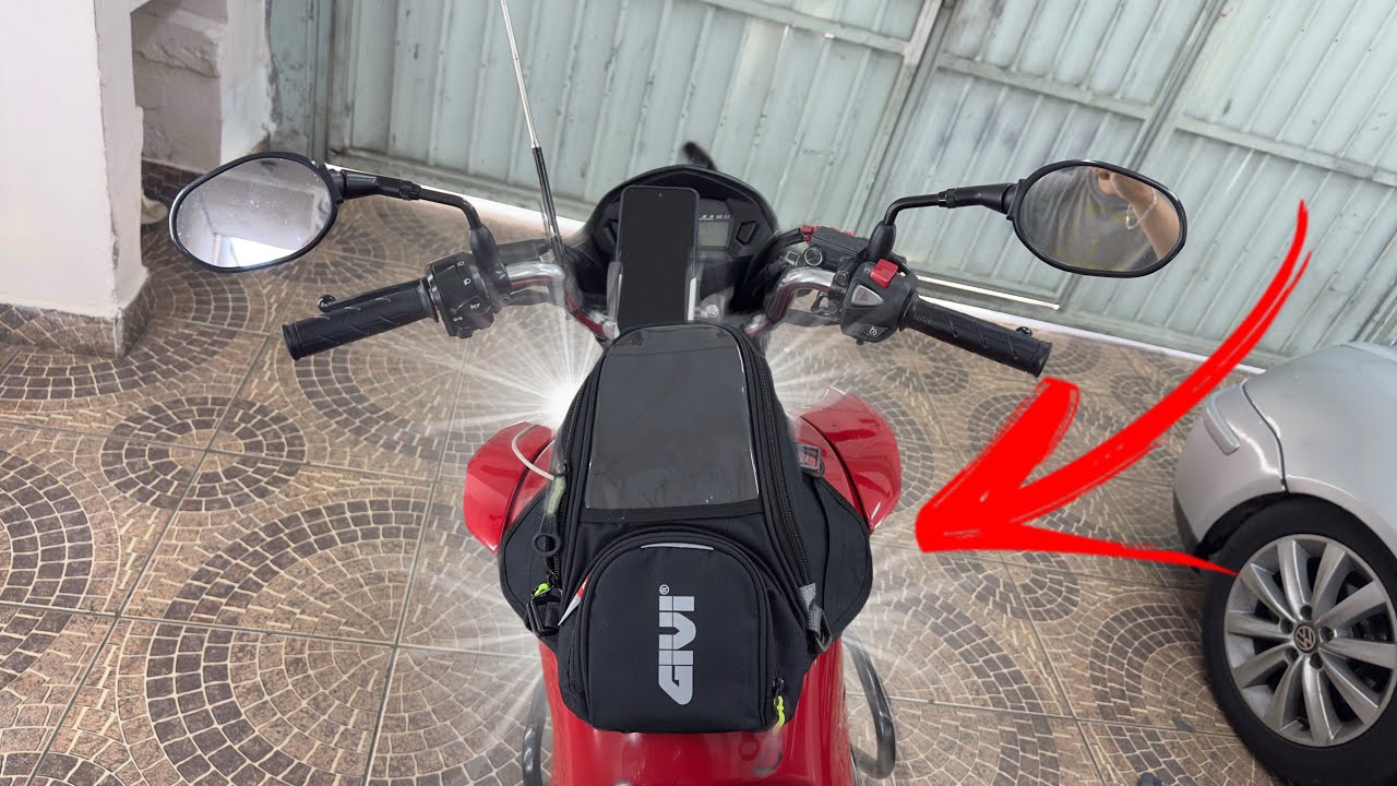 COMPREI A BOLSA DE TANGUE DA GIVI!🤩😍