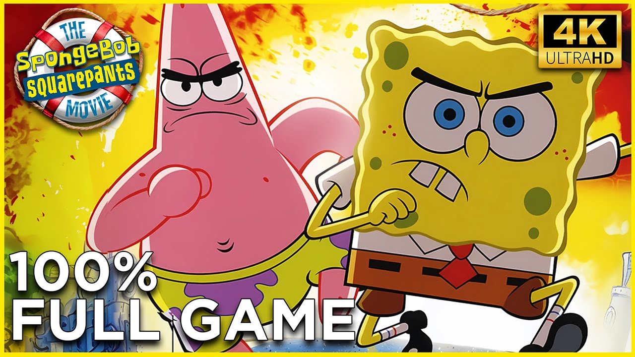 SpongeBob SquarePants Movie: The Game (PS2) 4KHD | FULL 100% Walkthrough LONGPLAY