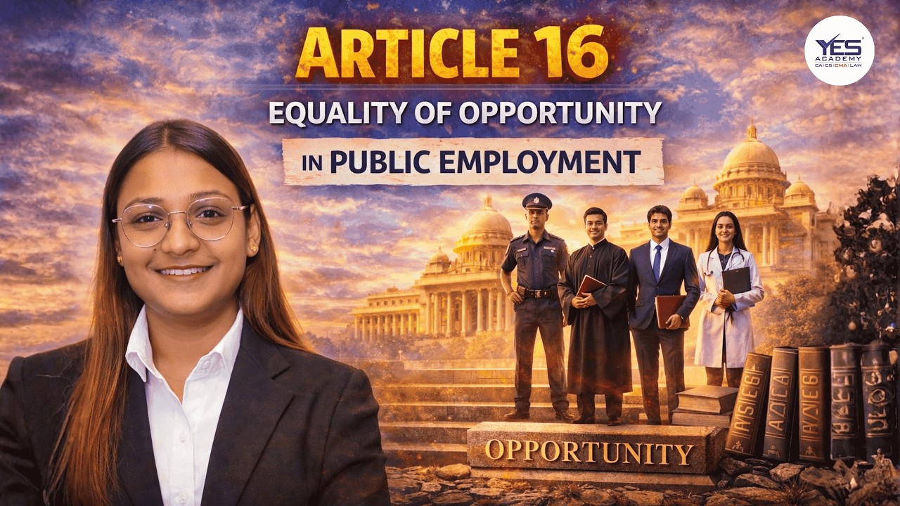 Article 16 | Constitution of India| Equal Opportunities in Public Employment| Adv. Suchi Goel