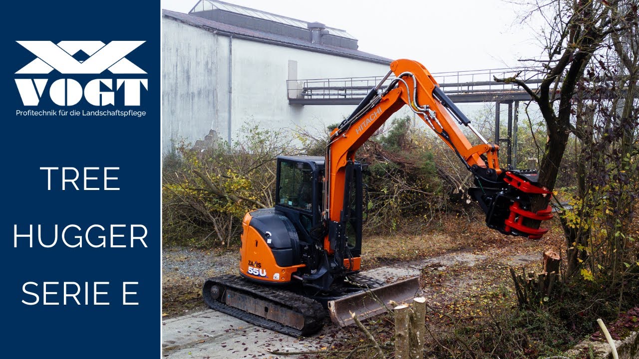 F&auml;llgreifer f&uuml;r Bagger ab 1,8 to - TREE HUGGER Serie E