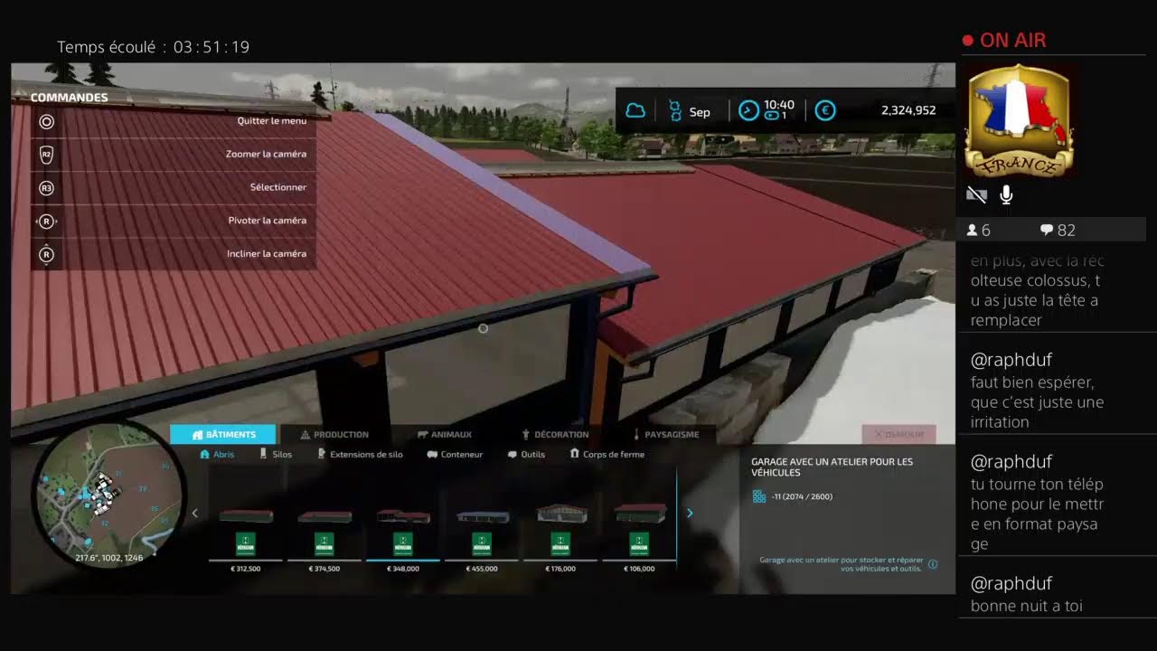 Pallegney tuto création ferme  fs22  ps4