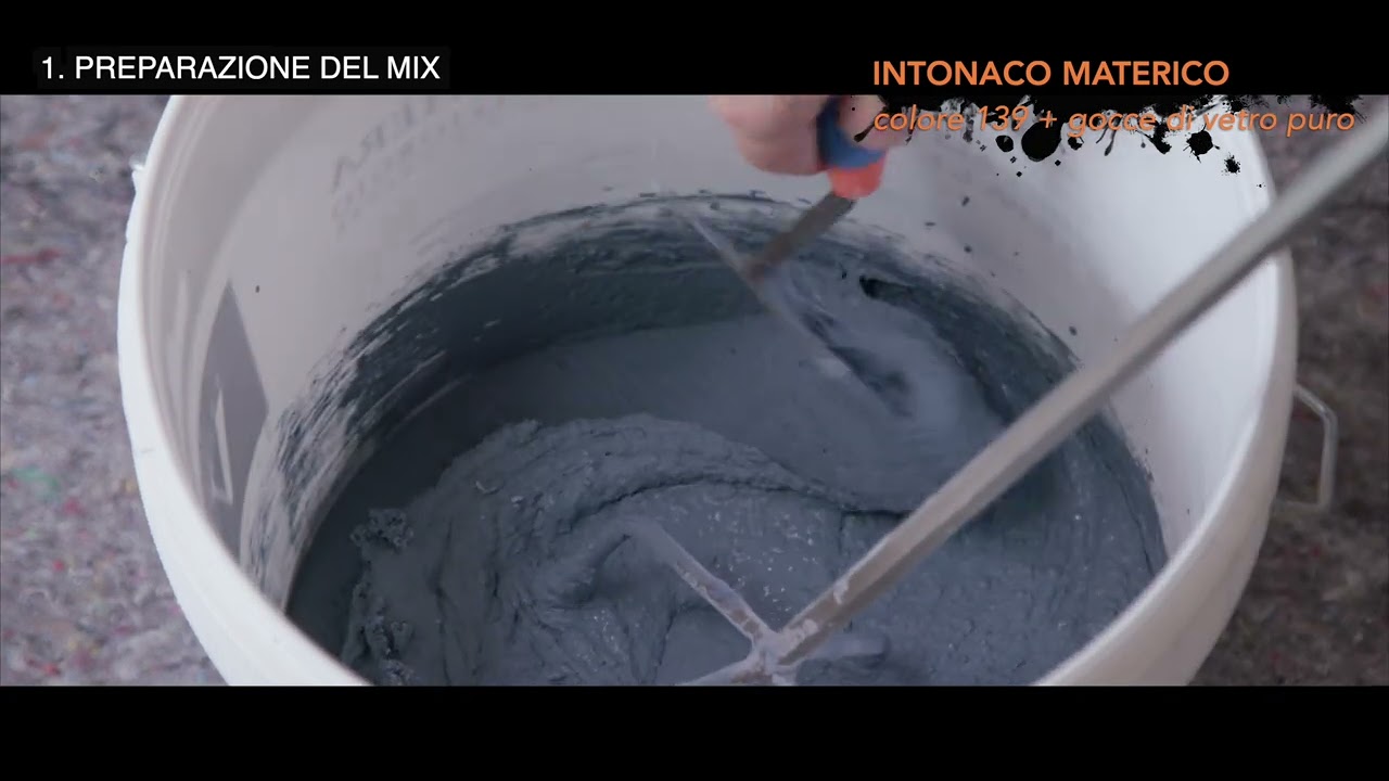 Intonaco Materico - come applicarlo