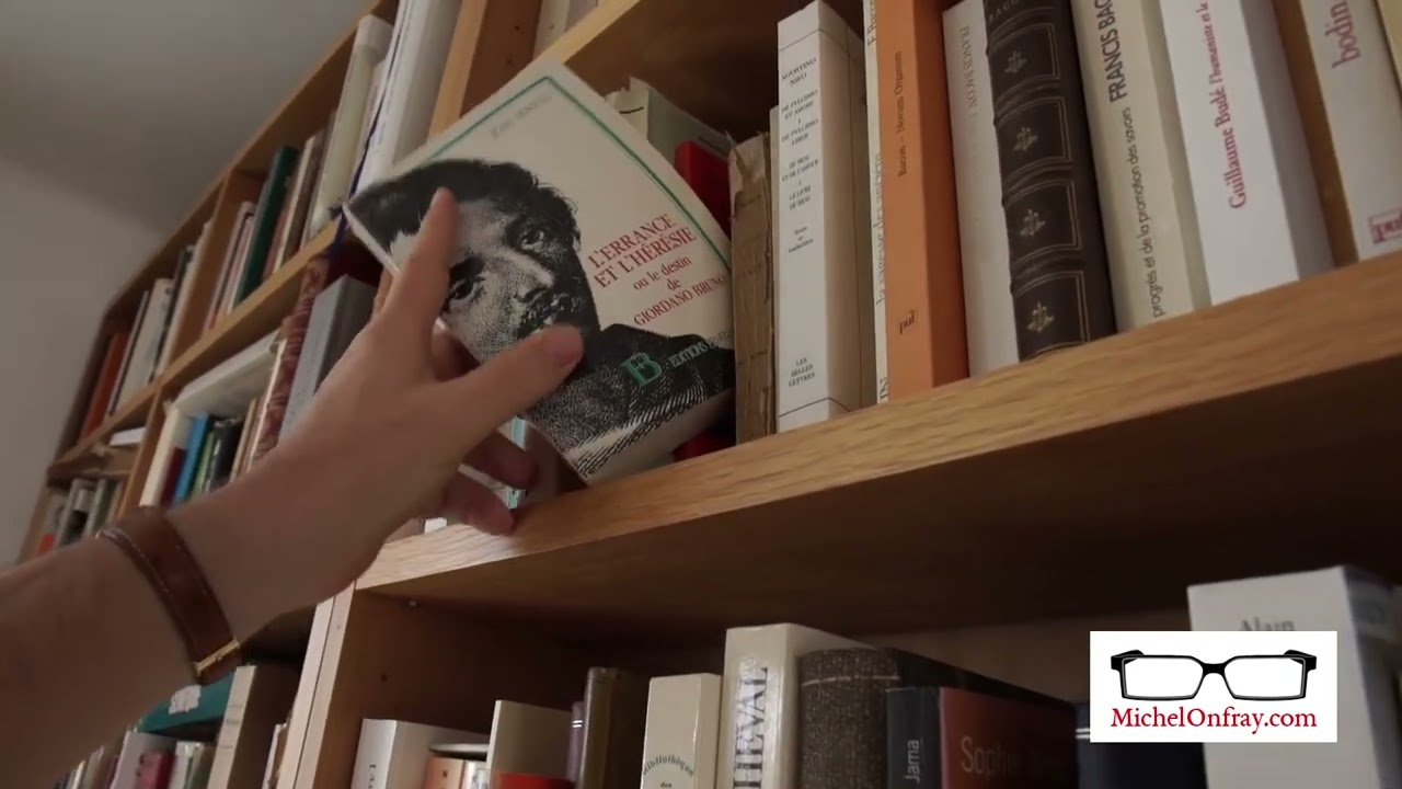 A la découverte de la bibliothèque d'un philosophe contemporain...
