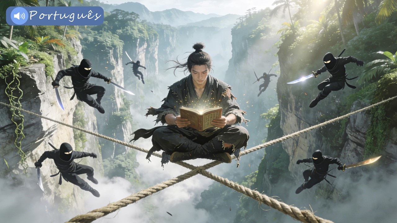 Rapaz inútil jogado de um penhasco, encontrou livro secreto das artes marciales e mudou seu destino!