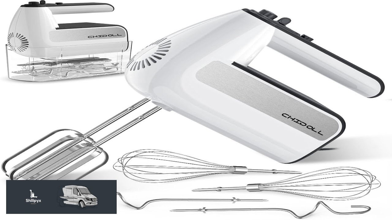 5 Speed Electric Hand Mixer 800W Handheld Mixer with Turbo for Baking