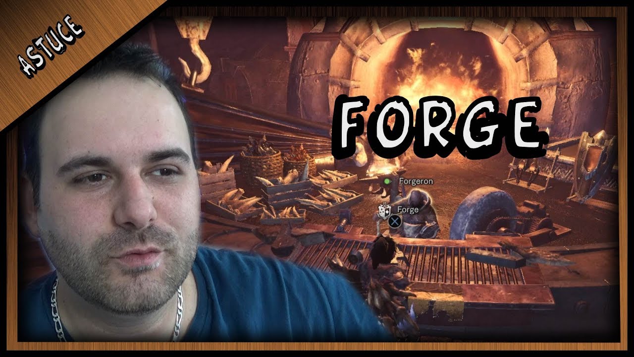 TOUS LES BASIQUES DE LA FORGE / ARMURE ET ARME ( MONSTER HUNTER WORLD )