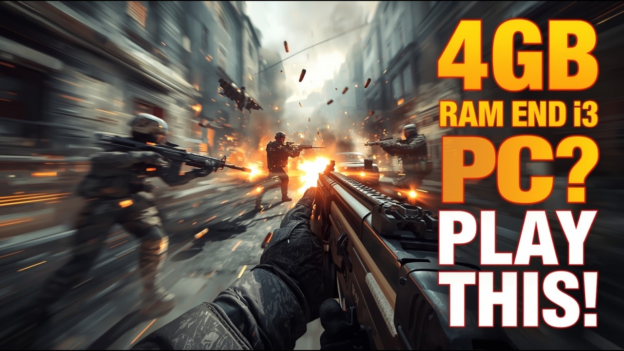 Top 17 Shooter Games for 4GB RAM i3 | Offline Low-End PC Games | No Graphics Card Needed (2025)