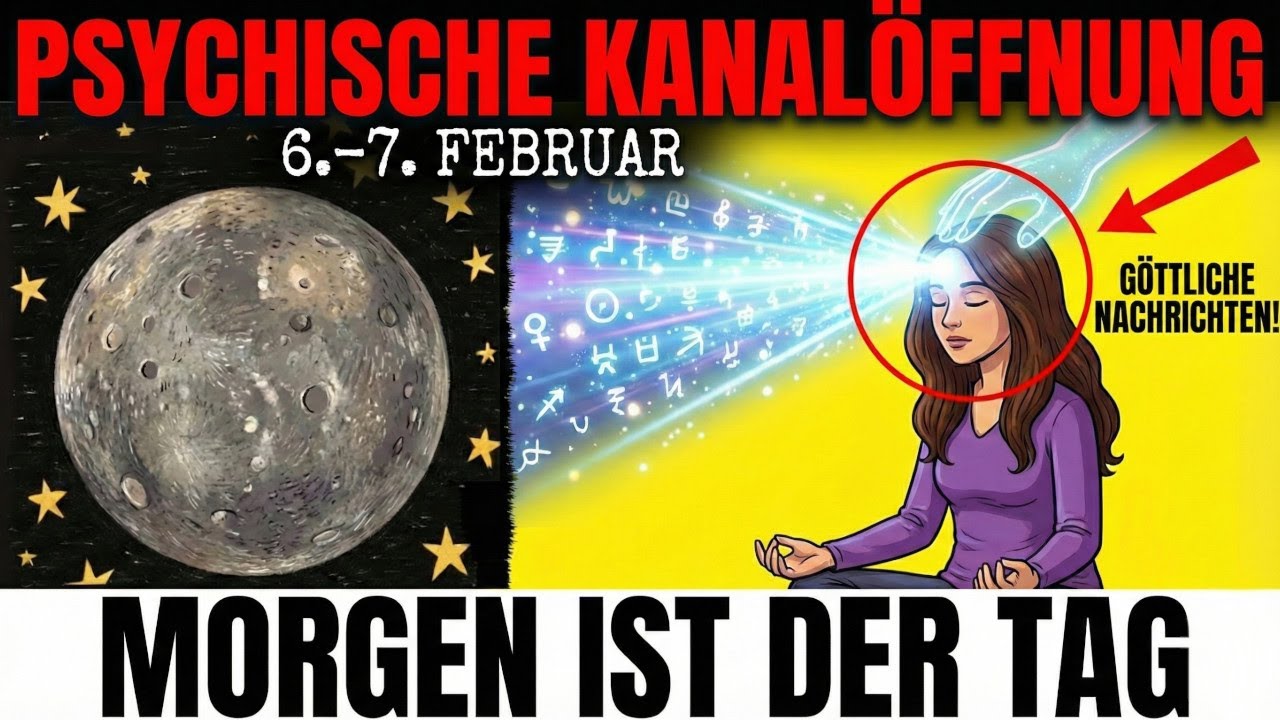 Dein psychischer Kanal öffnet sich MORGEN - Merkur in Fische (3 Zeichen: göttliche Botschaften!)