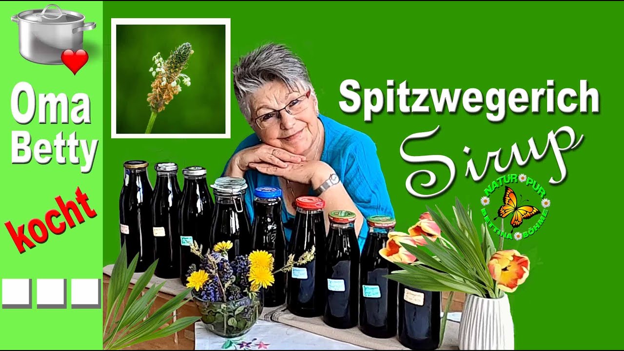 Spitzwegerich, das gesunde "Unkraut" Sirup, Blütenhonig und noch mehr aus meiner  Wildkräuterküche