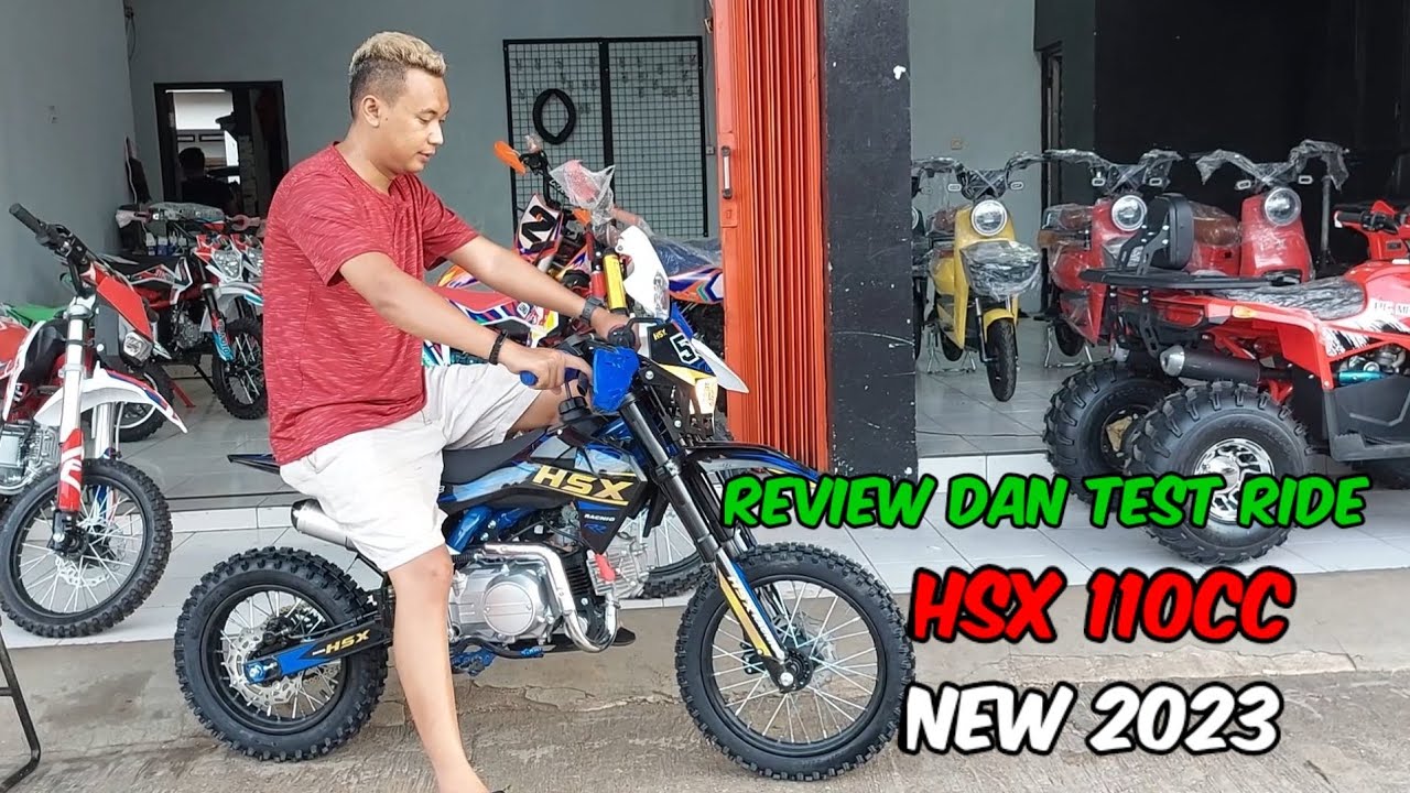 REVIEW DAN TEST RIDE HSX MODEL TERBARU 110CC SEMI MANUAL