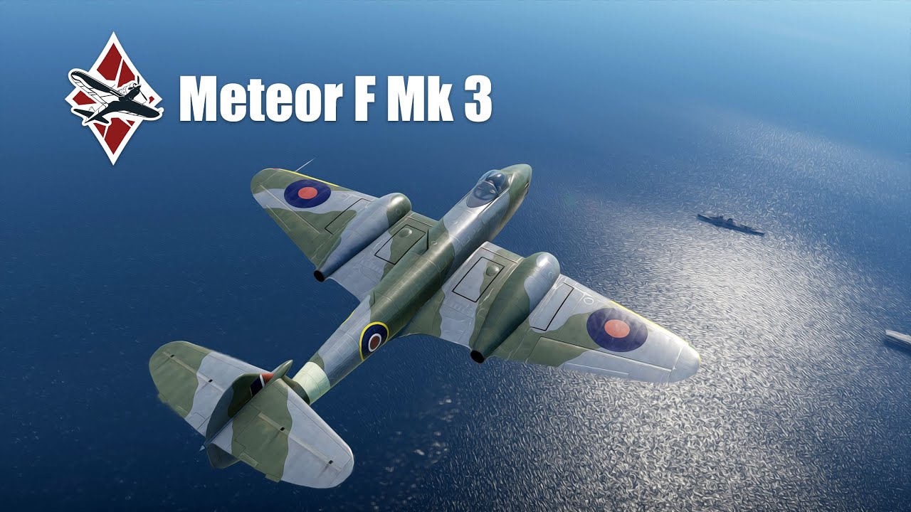 Meteor F Mk 3 İngiliz Avcı Jeti (War Thunder Dersleri 104)