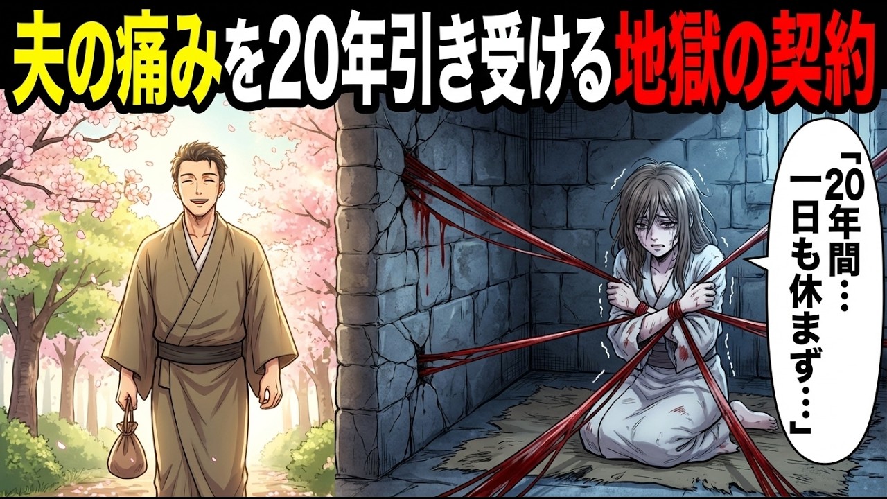 【絶対の禁忌】夫の身代わりに血を流し続けた20年。若き姿に呪われた「白椿の妻」が命を懸けて守りたかったものとは