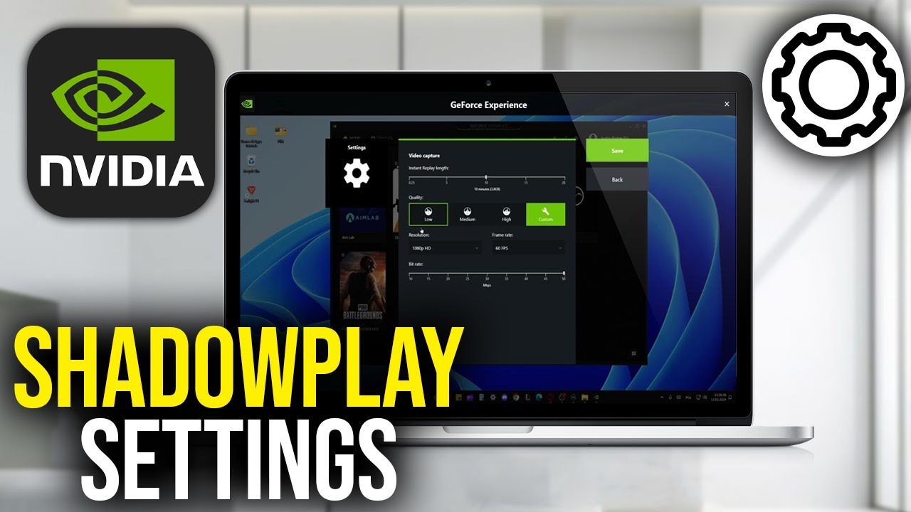 Best NVIDIA Shadowplay Recording Settings