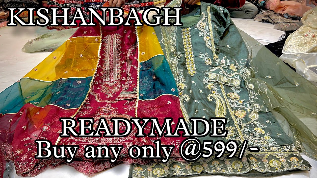 #Readymade | Pakistani Suits | Buy Any Only @ 599/- || Only at Kishanbagh Branch | Rs Designer's