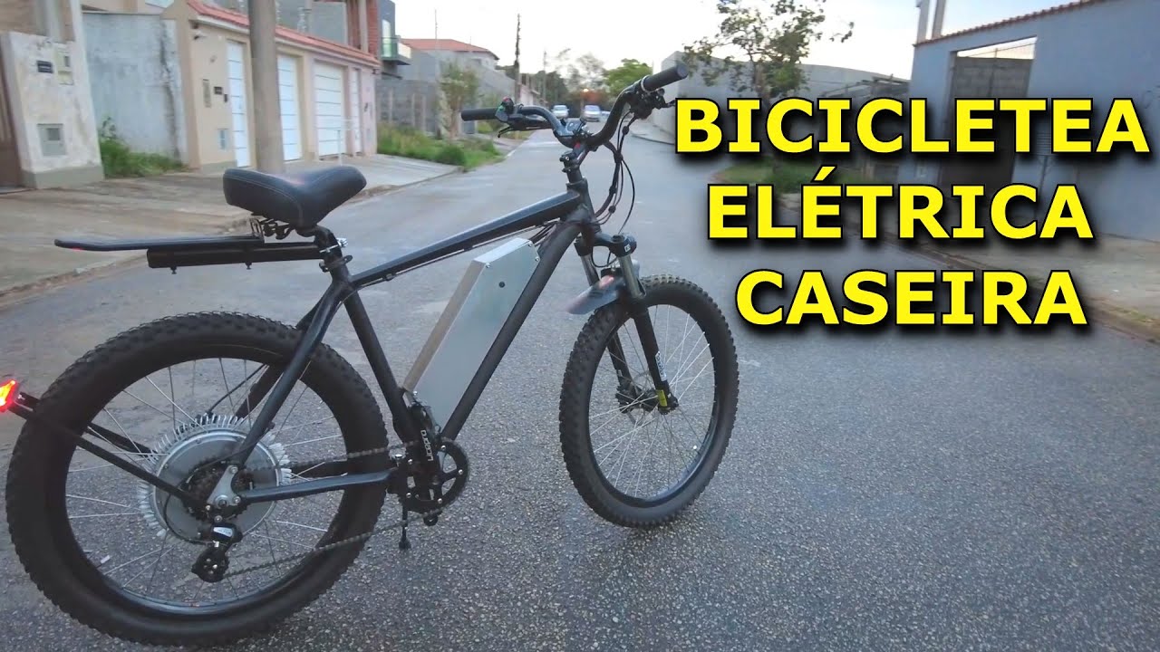 SE LIGA NESTA SUPER BICICLETA ELÉTRICA CASEIRA