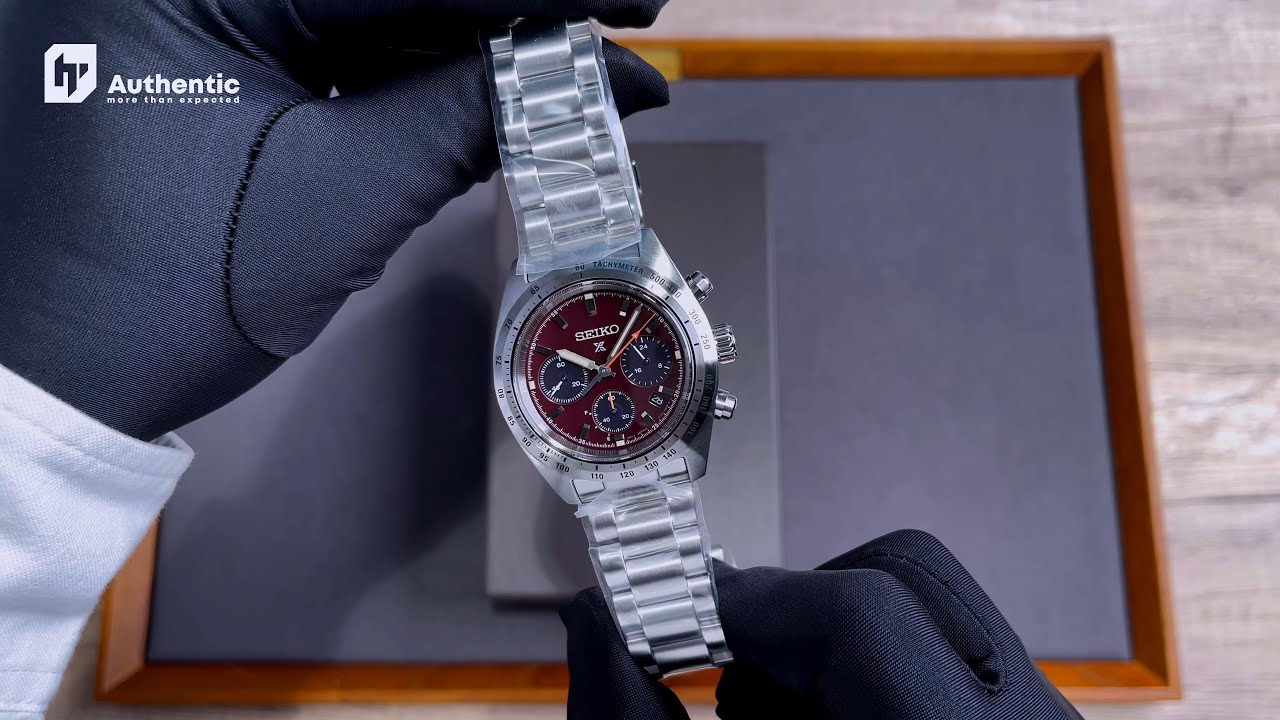 Seiko Prospex Speedtimer European Exclusive in Factory Red SSC953 #SSC953P1 | HP Authentic Watch