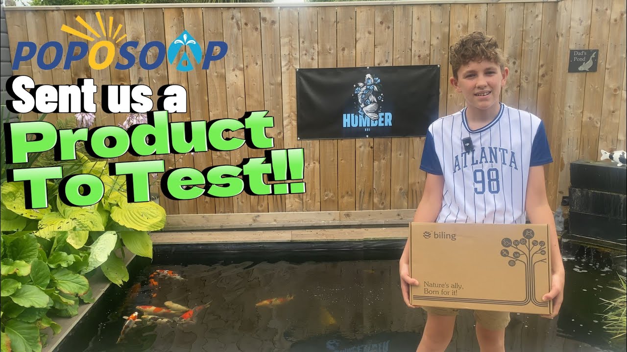 POPOSOAP Unboxing & Review: Solar Water Solutions & Pumps #koi #koipond #fish @poposoapbrand