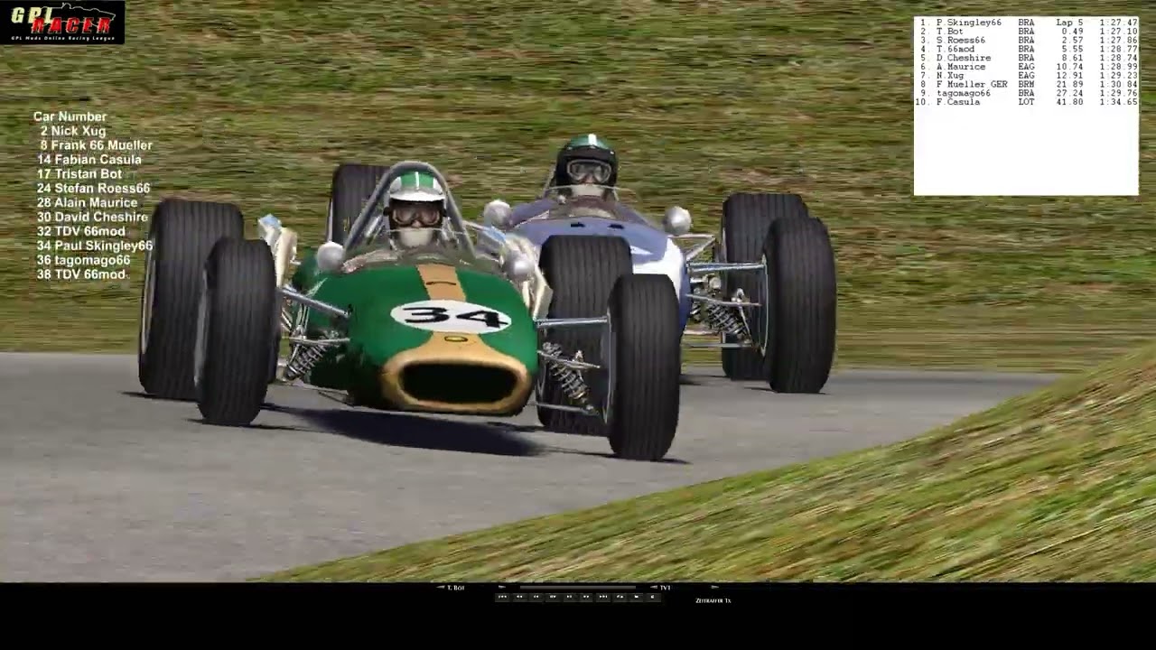 26.08.2025 / GPLRACER 1966 F1 Cup / Race 13 / Zandvoort 1967 (zandvort)