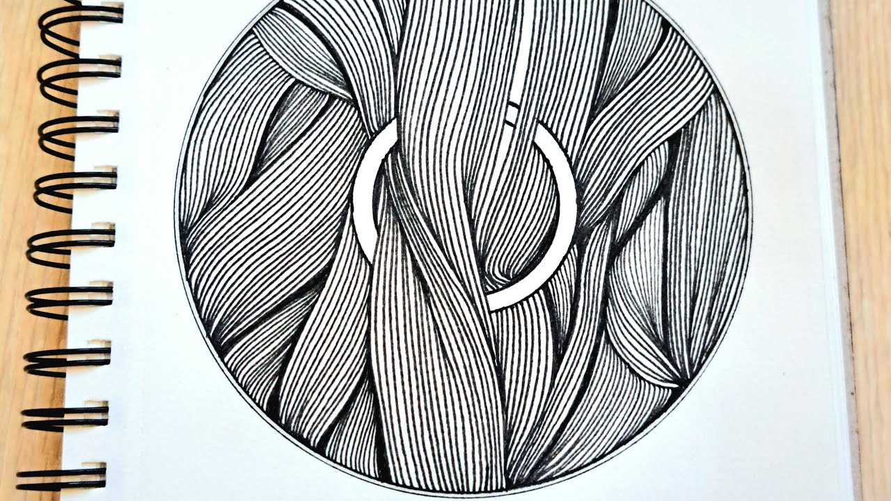 Art meditative Doodle for the mind | Mindful Doodling  #meditation 