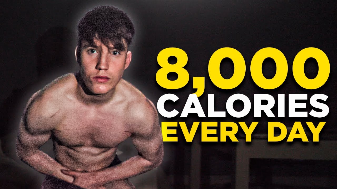 I Doubled My Bulking Calorie Intake For A Week (8000 Calories)