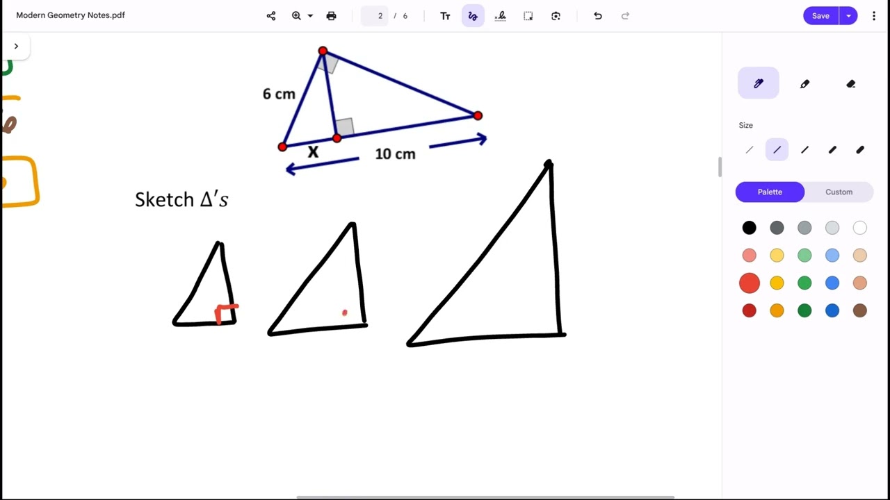 G.SRT.5 - Geometric Mean & Similar Right Triangles