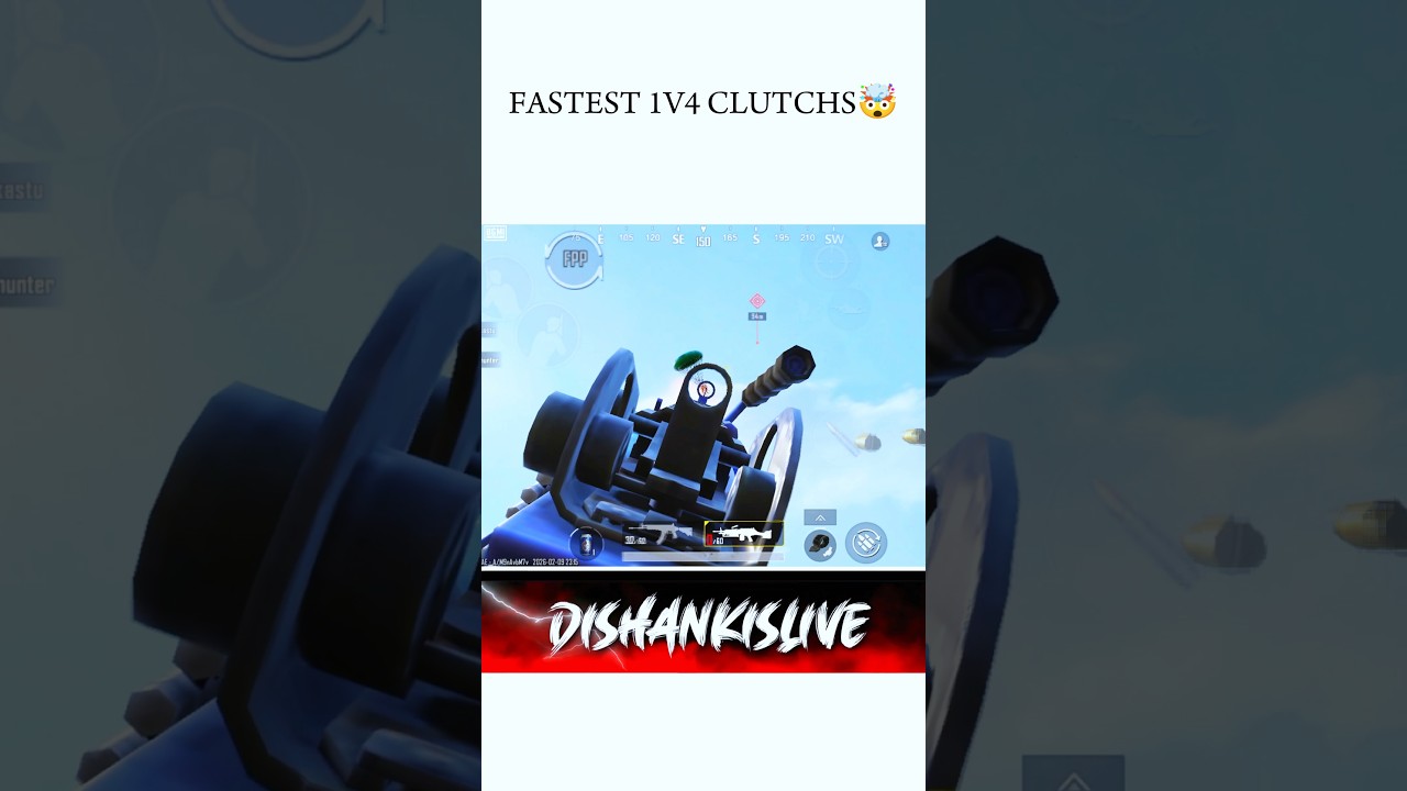 FASTEST 1V4 CLUTCHS #shorts #ytshorts #youtubeshorts #bgmi #pubgmobile #pubg #fastest #1vs4 #clutch