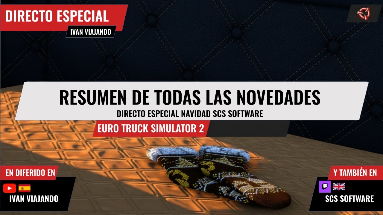 🚛 Vemos TODAS LAS NOVEDADES que se anunciaron para Euro Truck Simulator 2 en el DIRECTO DE NAVIDAD 🚛