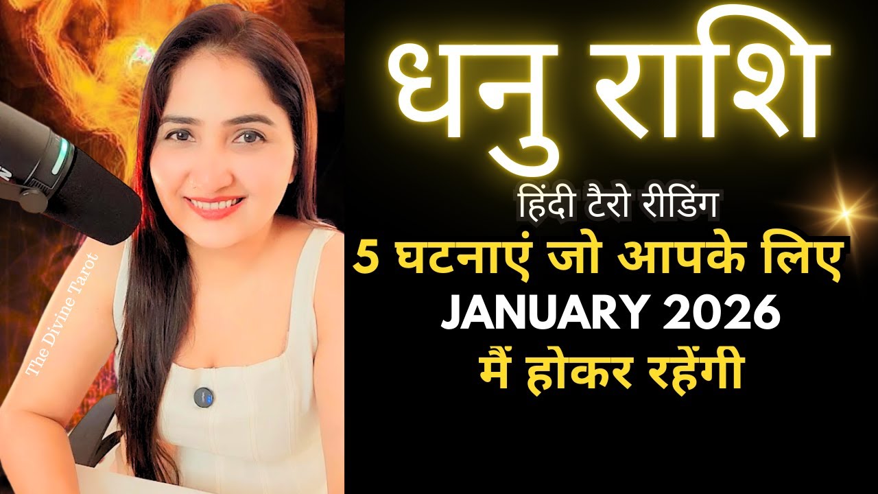 धनु राशि जनवरी 2026 की 5 भविष्यवाणी जो सच होकर रहेंगी | DHANU Rashi 2026 | SAGGITARIUS | DIVINE TARO
