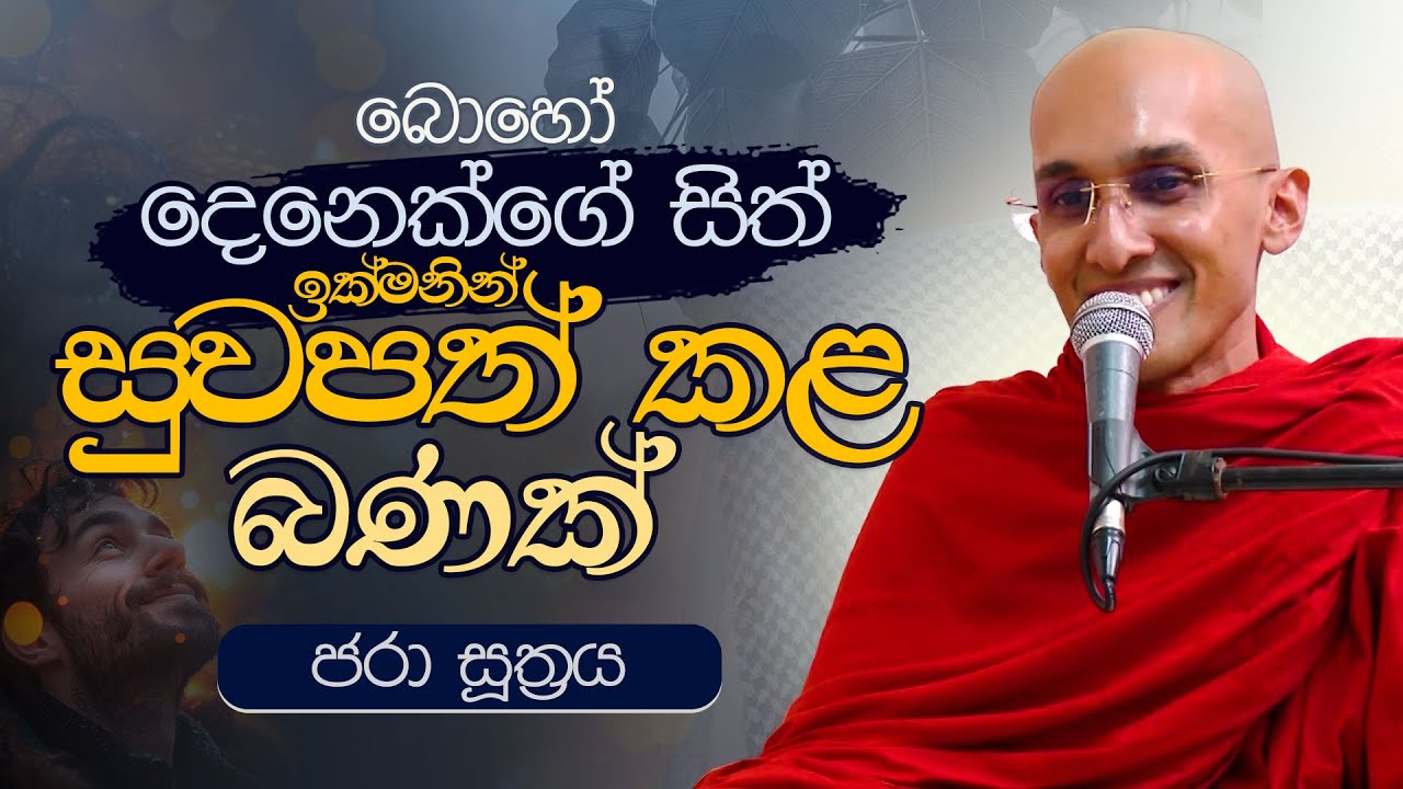 බොහෝ දෙනෙක්ගේ සිත් ඉක්මනින් සුවපත් කළ බණක්  (ජරා සූත්‍රය )  | Venerable Ankubure Amithadeepa Thero
