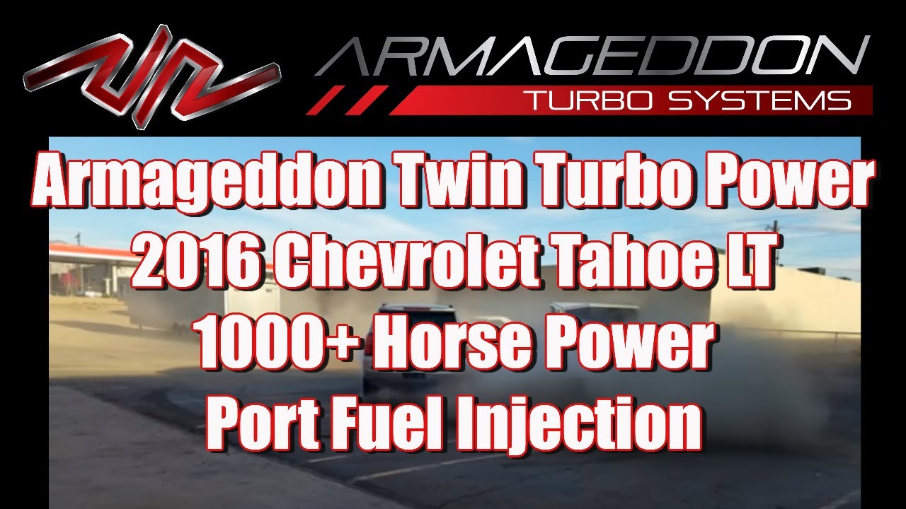 Closer to 1000 Horsepower: Twin Turbo Tahoe - Port Fuel Injection - Armageddon Twin Turbo Power