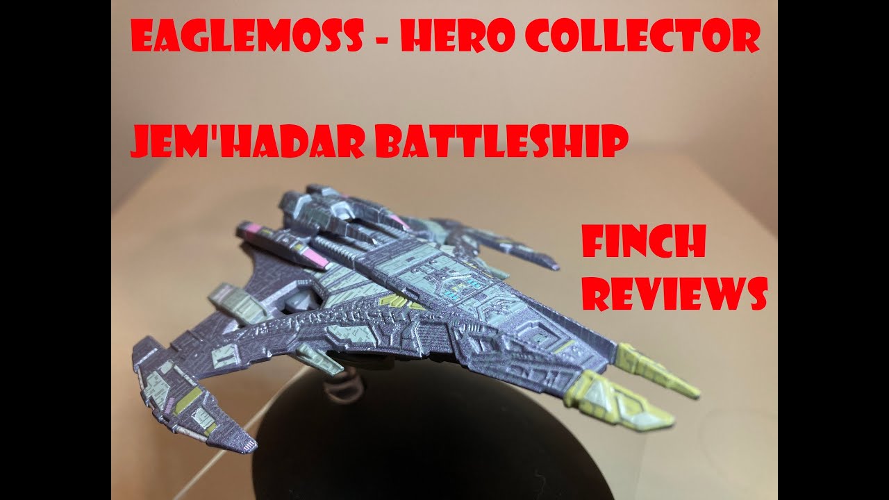 EAGLEMOSS - HERO COLLECTOR - JEM'HADAR BATTLESHIP: FINCH REVIEWS
