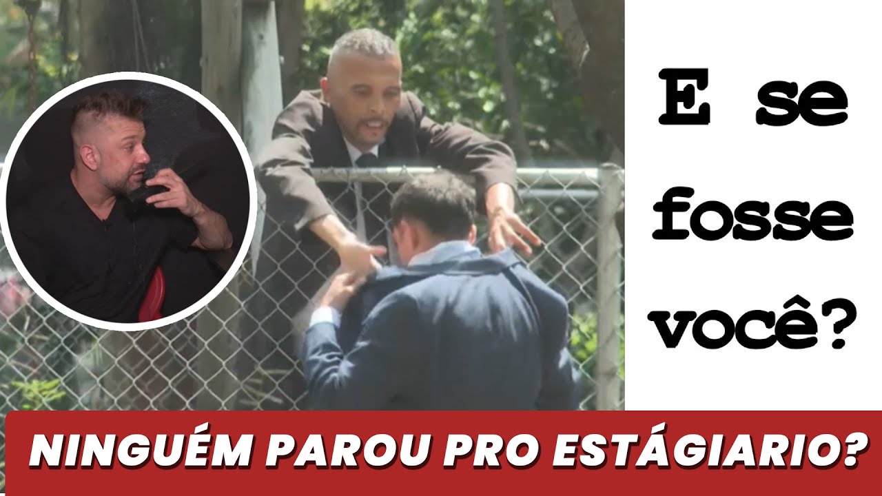 O ESTAGIÁRIO FOI AJUDADO! EXPERIMENTO SOCIAL TESTE #experimentosocial #testesocial #testesdocoronato