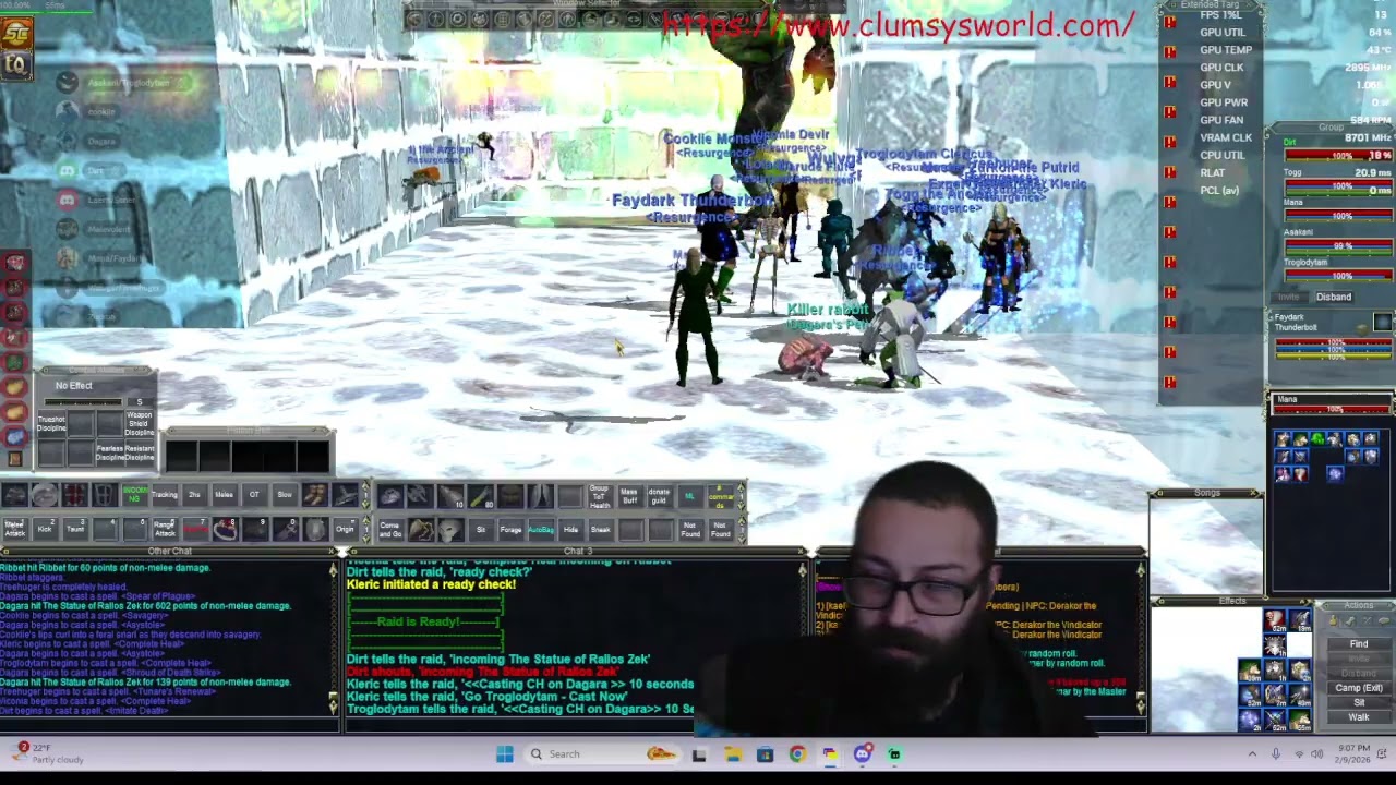 EverQuest - Resurgence raid on Clumsy's World ( emulator ) 2/9/26