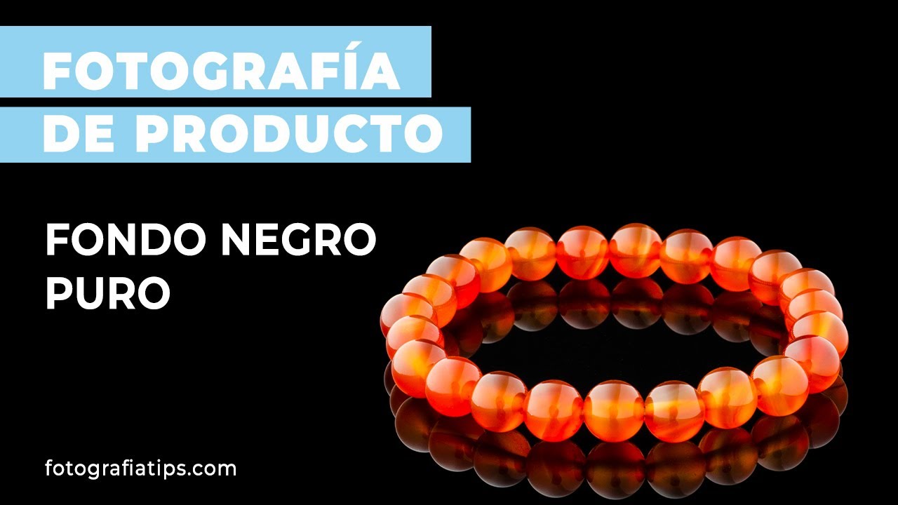 Obtener fondo negro en fotografía de producto ı Fotografía de producto fondo negro