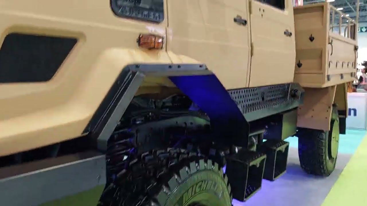 KOLUMAN OTOMOTİV END&Uuml;STRİSİ TARAFINDAN &Uuml;RETİLEN YENİ NESİL 4X4 KISRAK ARACI SAHA EXPO 2024 FUARINDA