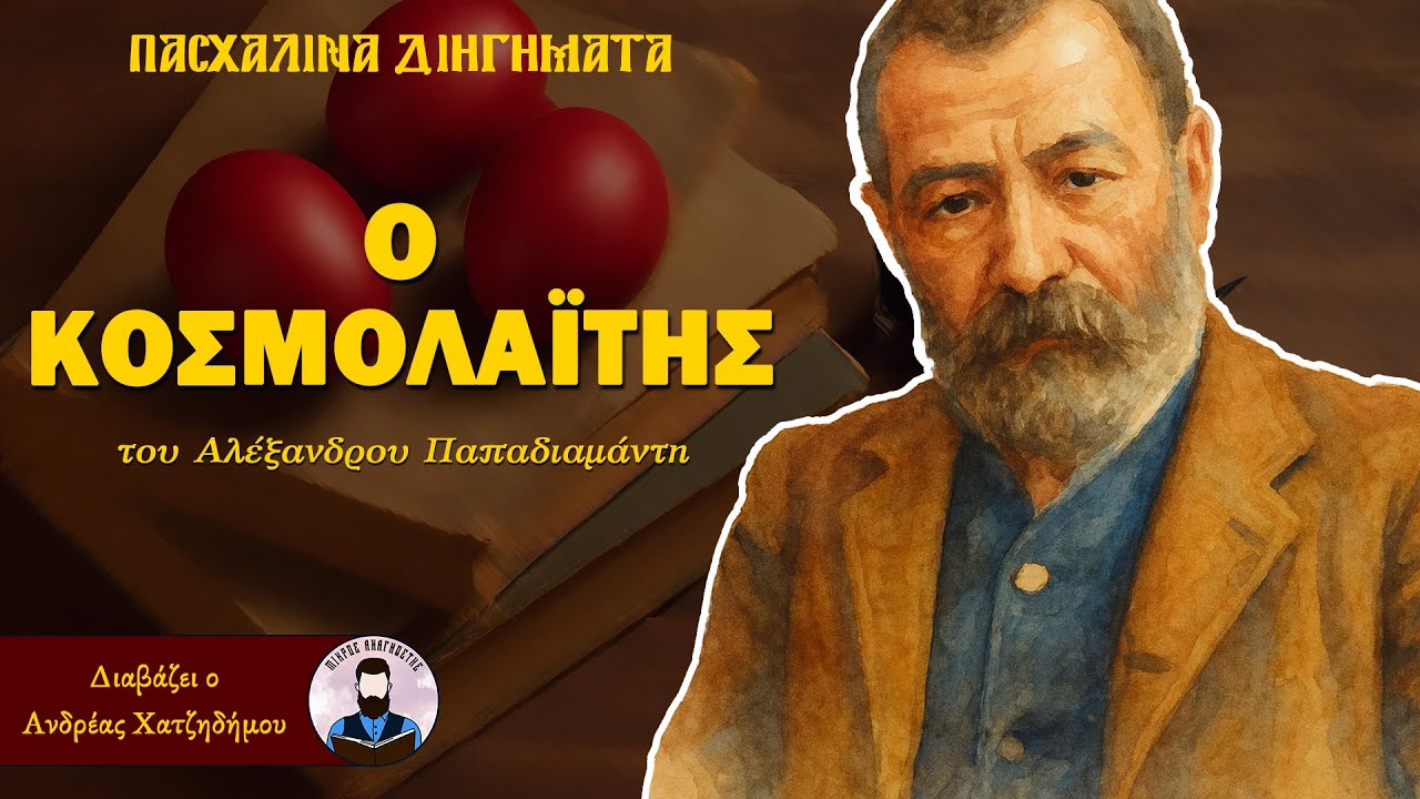 Ο Κοσμολαΐτης - Αλέξανδρος Παπαδιαμάντης | Ο Ανδρέας Διαβάζει Πασχαλινά Διηγήματα