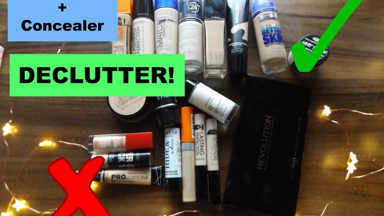 Foundation & Concealer ♡ Collection & Declutter ♡ SimisLifeofDreams