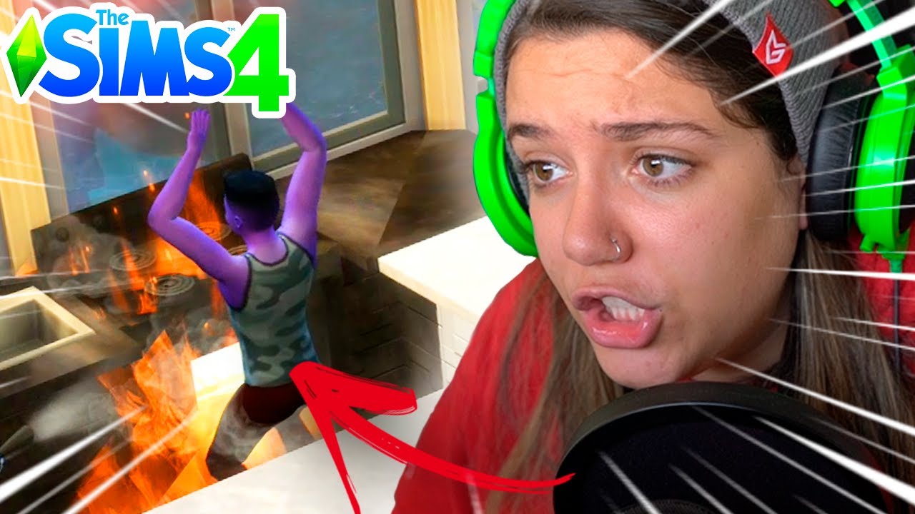 THE SIMS 4: ELE BOTOU FOGO NA CASA! 🔥🔥