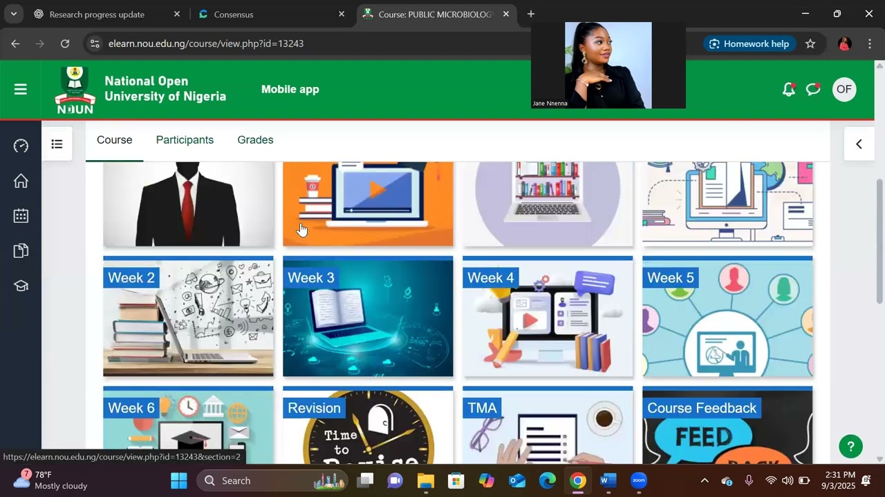 How to join live facilitations /classes from your NOUN eLearning- portal || Students of NOUN