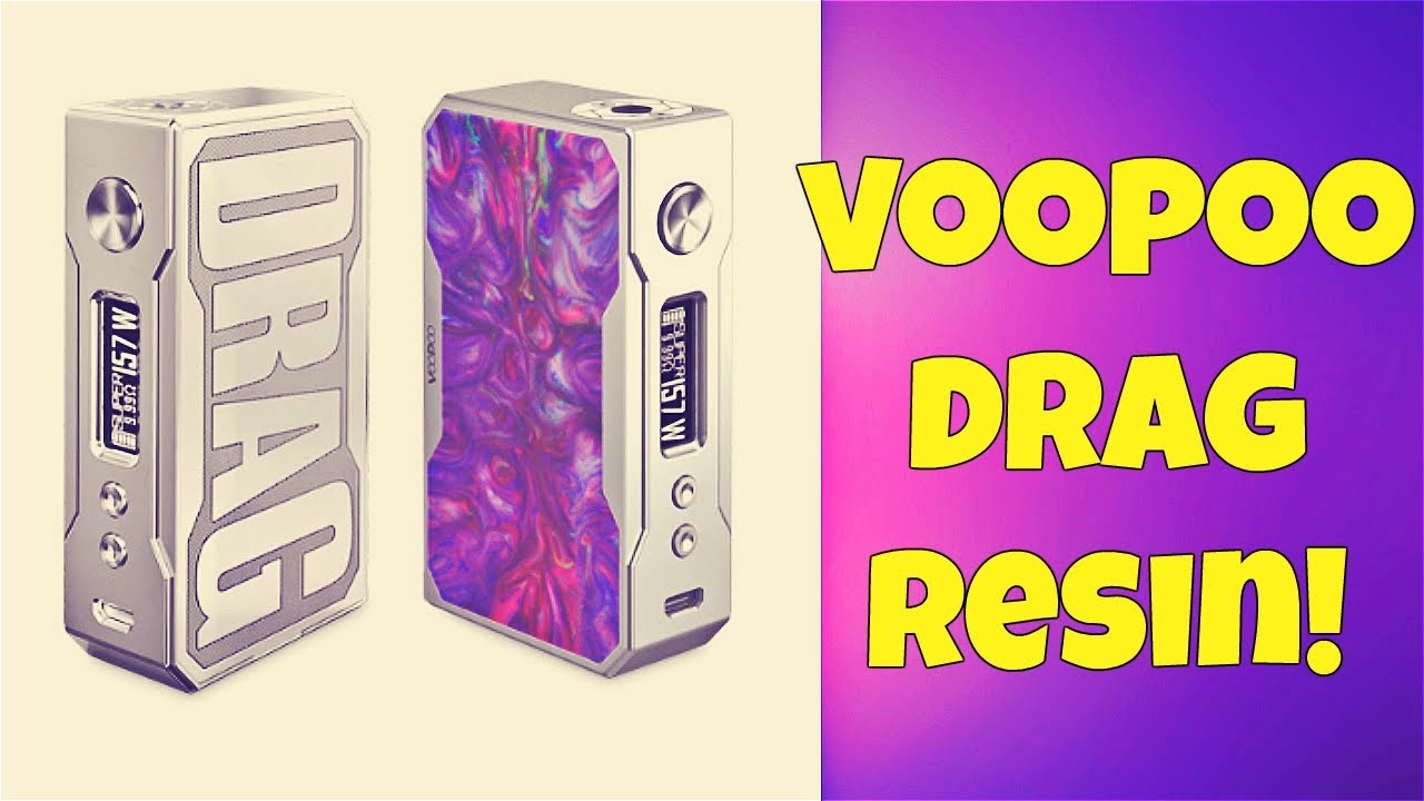 VooPoo Drag RESIN Mod First Impressions!