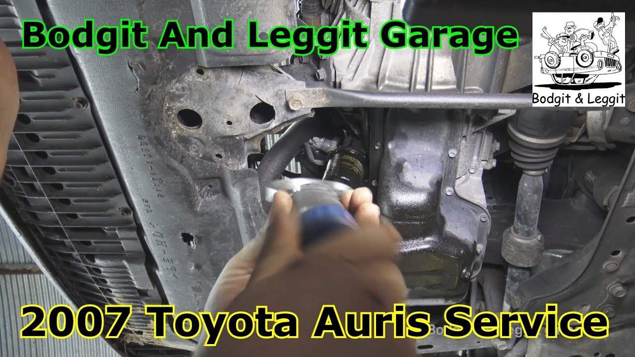 2007 Toyota Auris Service Bodgit And Leggit Garage