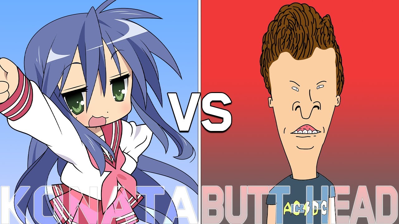 MUGEN Battle: Konata vs Butt-Head