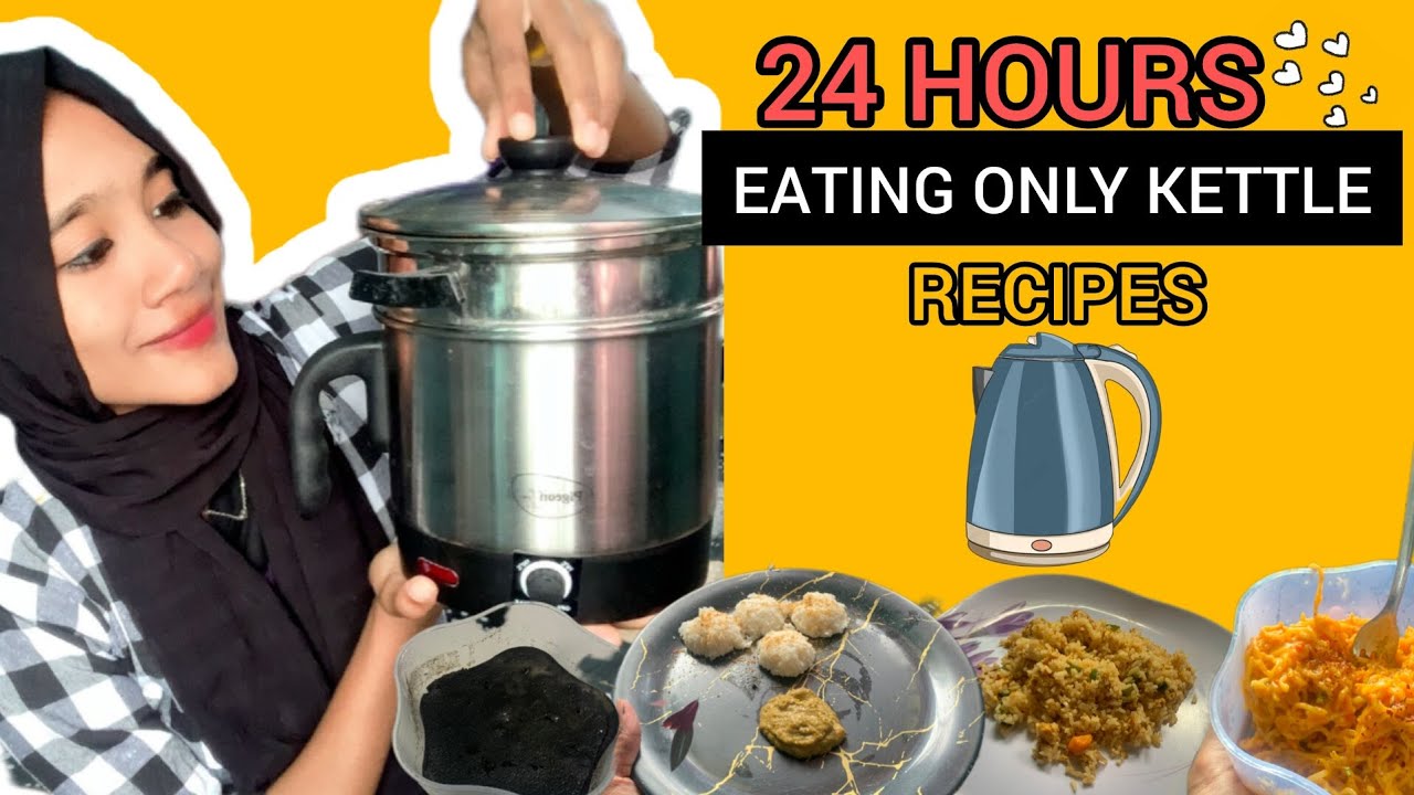 🩷24 Hours eating only kettle recipe🍜🍲