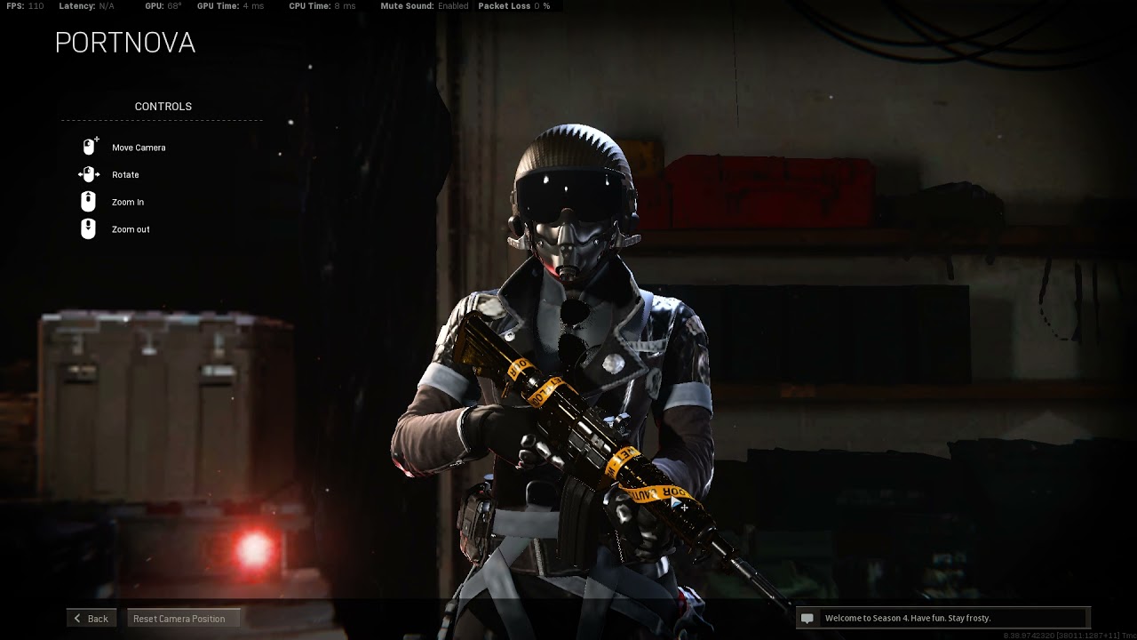The new portnova skin added to warzone hypersonic