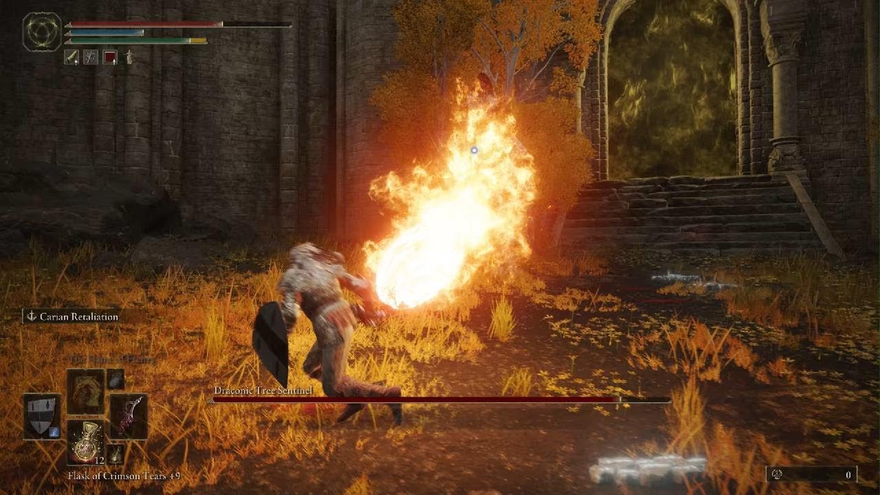 Draconic Tree Sentinel parried, finally, took many many attempts